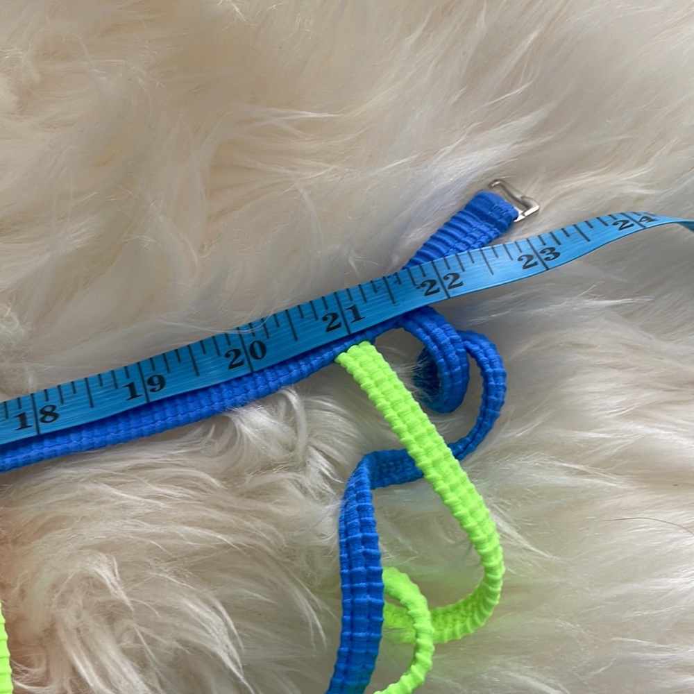 Neon Ribbed One One Bikini - Picture 7 of 7